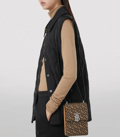 Shop Burberry Mini Leather Cross-body Bag