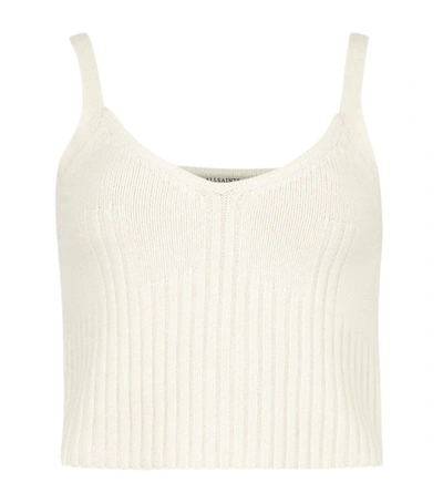 Shop Allsaints Cashmere Drew Crop Top