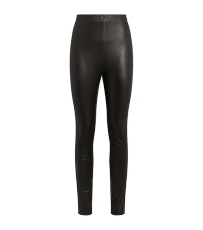 Shop Lucan Rouser Leather Trousers