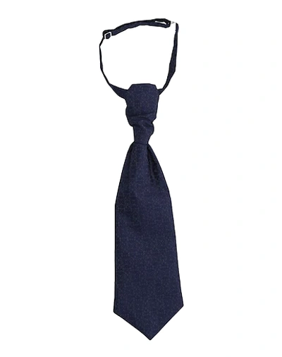 Shop 1911 Lubiam Cerimonia Ties In Dark Blue