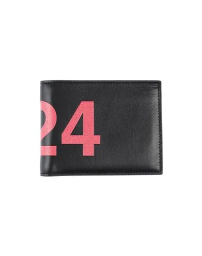 Shop 424 Fourtwofour Wallets In Black