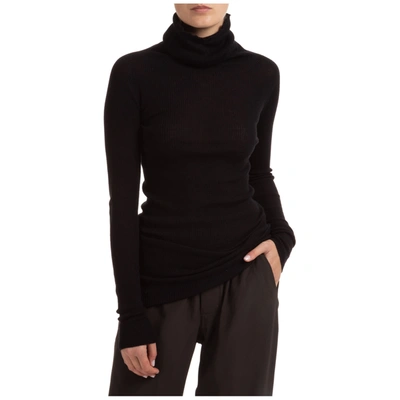 Shop Rick Owens Cade Roll Neck Jumper In Nero