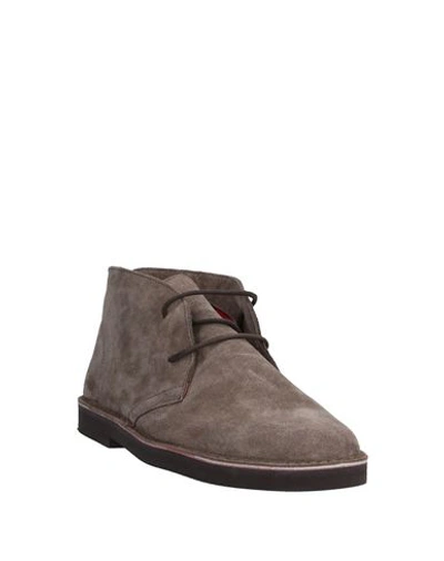 Shop Lerews Ankle Boots In Dove Grey