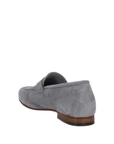 Shop Il Mocassino Loafers In Grey