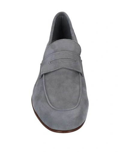 Shop Il Mocassino Loafers In Grey