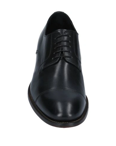 Shop J.wilton Lace-up Shoes In Black