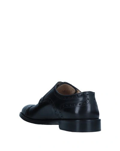 Shop Alexander Trend Laced Shoes In Black