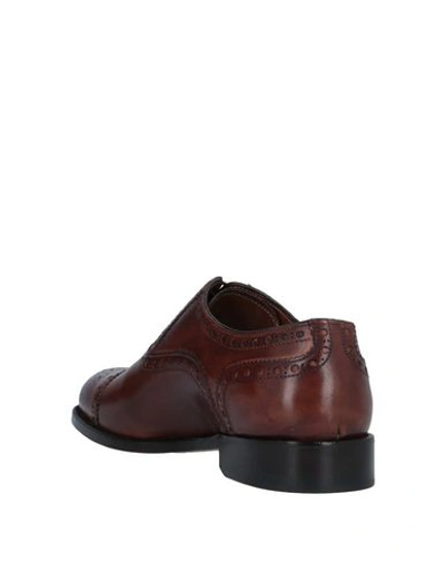 Shop Alexander Trend Laced Shoes In Brown