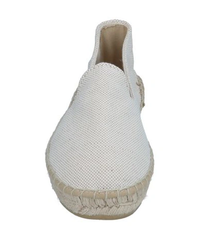 Shop Manebi Espadrilles In Ivory