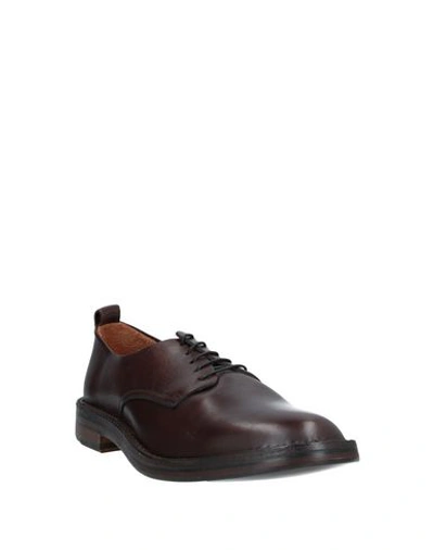 Shop Buttero Lace-up Shoes In Dark Brown