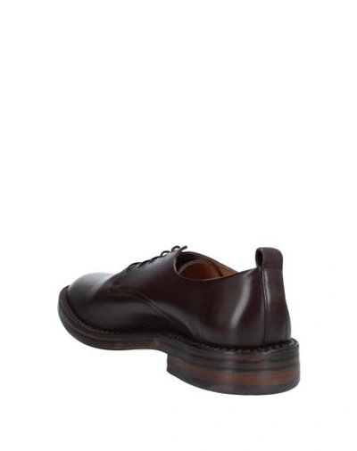 Shop Buttero Lace-up Shoes In Dark Brown