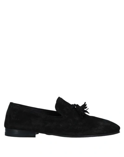Shop Andrea Ventura Firenze Man Loafers Black Size 9 Soft Leather