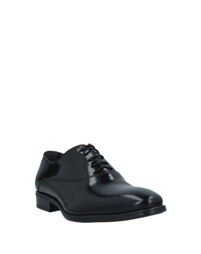 Shop Angelo Pallotta Man Lace-up Shoes Black Size 7 Soft Leather