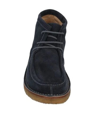 Shop Lerews Man Ankle Boots Steel Grey Size 8 Soft Leather