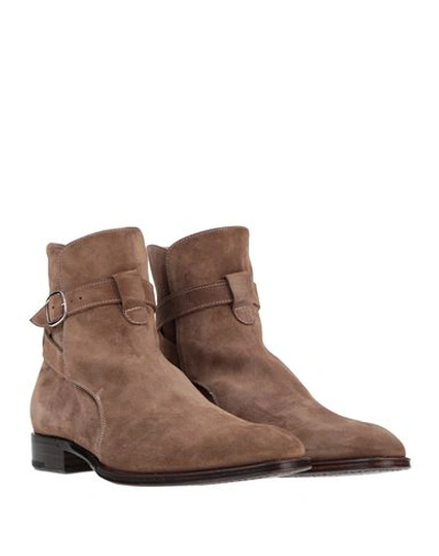 Shop Herve Ankle Boots In Khaki