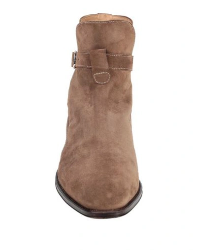 Shop Herve Ankle Boots In Khaki