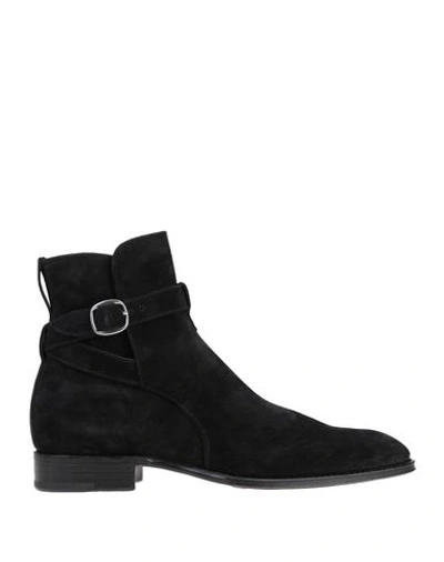 Shop Herve ' Man Ankle Boots Black Size 9 Soft Leather
