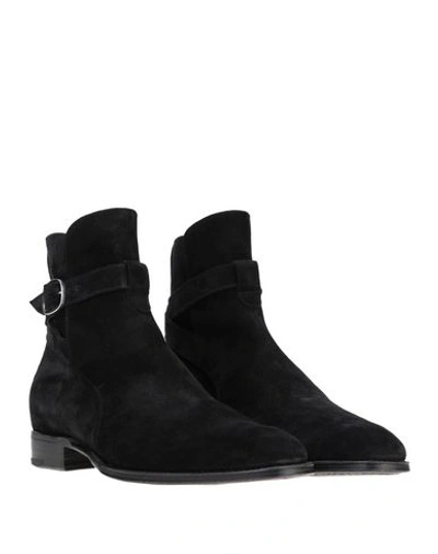 Shop Herve ' Man Ankle Boots Black Size 9 Soft Leather