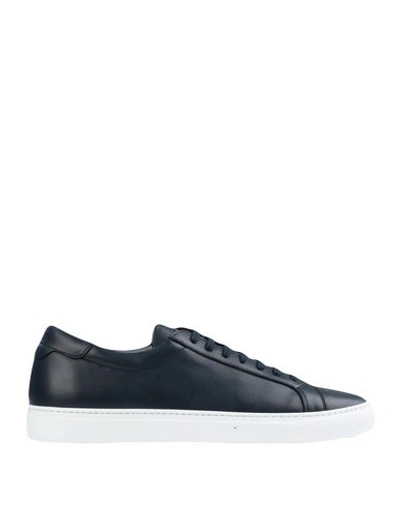 Shop Maldini Man Sneakers Midnight Blue Size 12 Calfskin