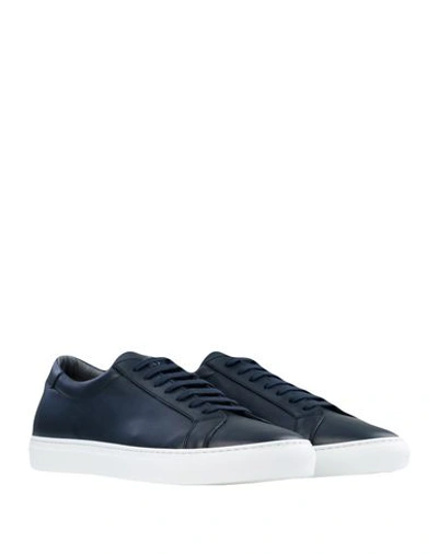 Shop Maldini Man Sneakers Midnight Blue Size 12 Calfskin