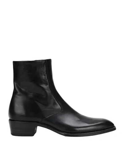 Shop Herve ' Germ Man Ankle Boots Black Size 9 Soft Leather