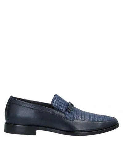 Shop Aldo Brué Loafers In Dark Blue