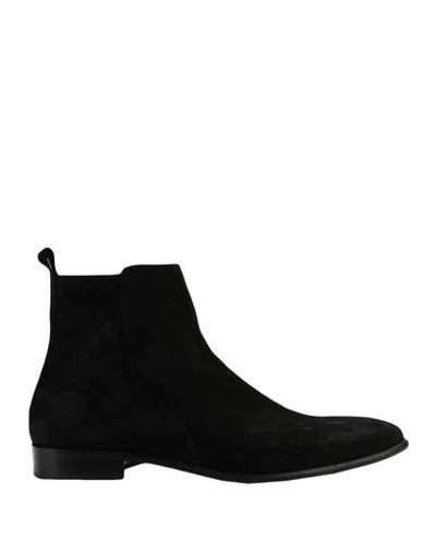 Shop Stefano Bonfiglioli B02 Man Ankle Boots Black Size 7 Soft Leather