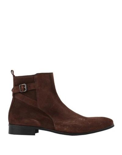 Shop Stefano Bonfiglioli Ankle Boots In Brown