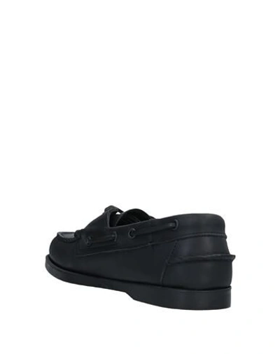 Shop Sebago Docksides Loafers In Black