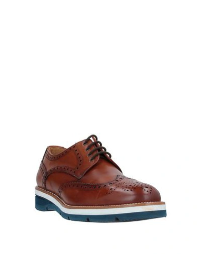 Shop Pertini Lace-up Shoes In Brown