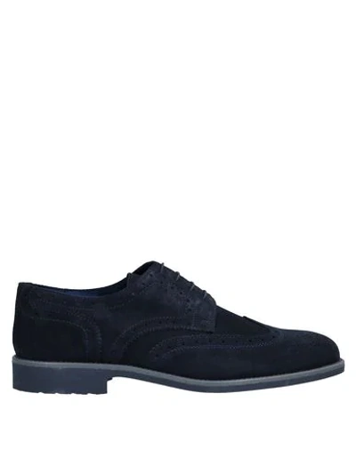 At.p.co Lace-up Shoes In Dark Blue
