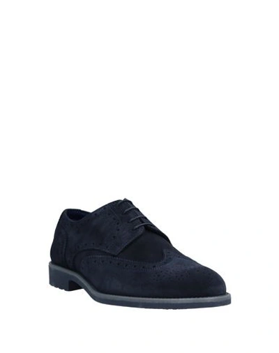 At.p.co Lace-up Shoes In Dark Blue