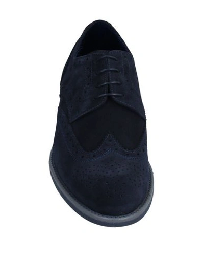 At.p.co Lace-up Shoes In Dark Blue