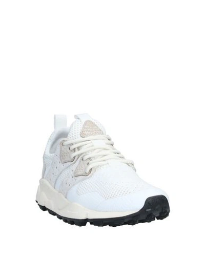 Shop Flower Mountain Sneakers In White