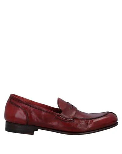 Shop Calpierre Loafers In Red