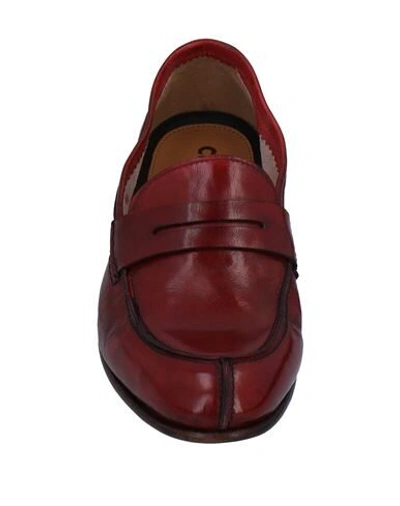 Shop Calpierre Loafers In Red