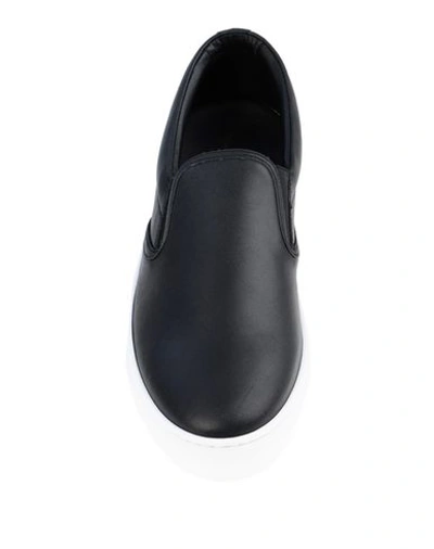 Shop Stefano Bonfiglioli Man Sneakers Black Size 7 Soft Leather