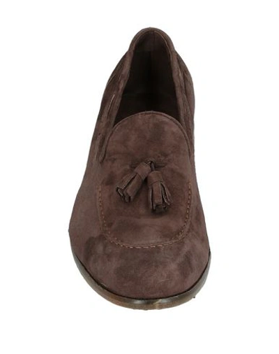Shop Jp/david Man Loafers Brown Size 8 Soft Leather