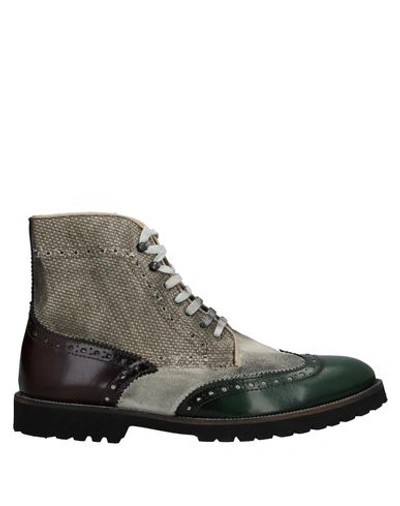Shop Adeep Ankle Boots In Green