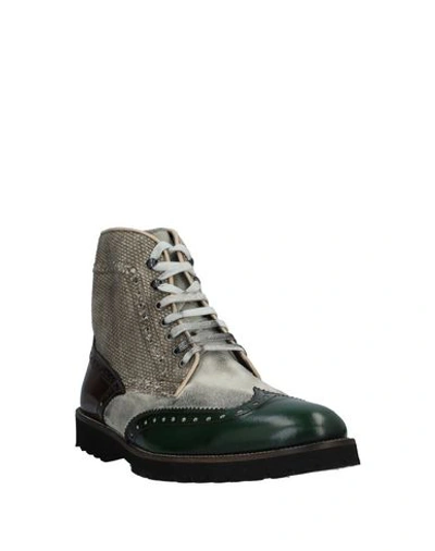 Shop Adeep Ankle Boots In Green