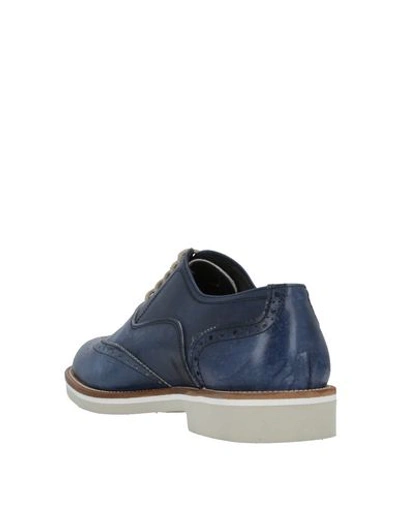 Shop Adeep Lace-up Shoes In Blue