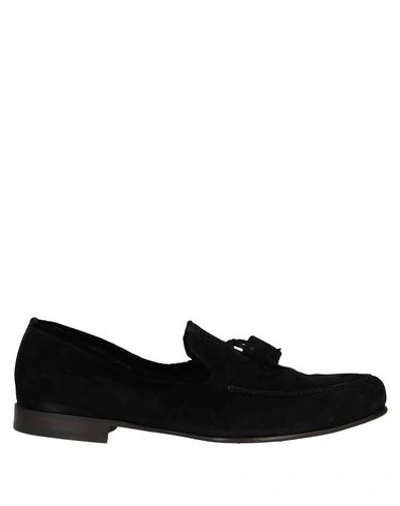 Shop Arfango Loafers In Black