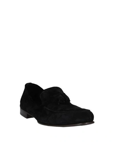 Shop Arfango Loafers In Black