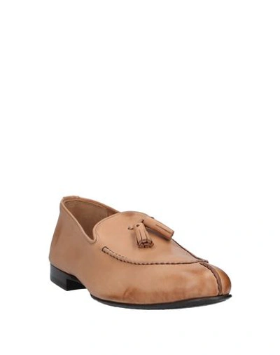 Shop Alberto Moretti Loafers In Sand