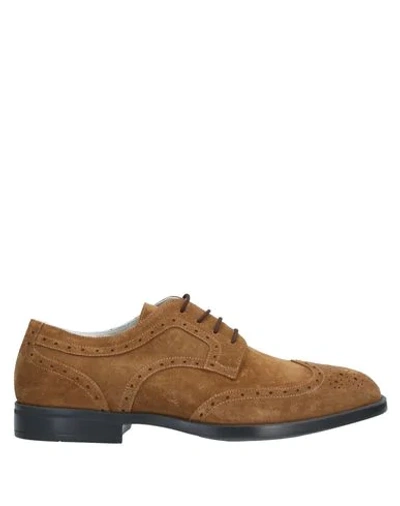 Shop Aldo Brué Lace-up Shoes In Khaki