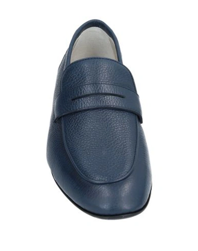 Shop Aldo Brué Loafers In Dark Blue