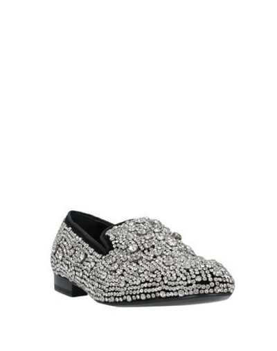 Shop Amen Loafers In Silver