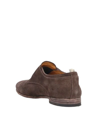 Shop Officine Creative Italia Loafers In Dark Brown