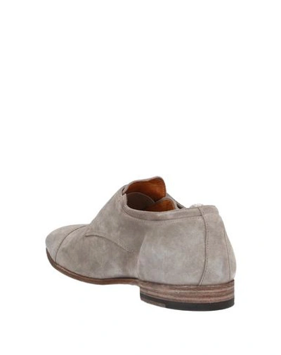 Shop Officine Creative Italia Man Loafers Light Grey Size 12 Soft Leather