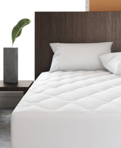 Shop Hotel Collection Primaloft Cool Luxury King Mattress Pad, Created For Macy's Bedding In White